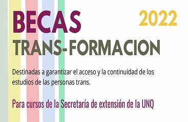 Becas Trans 2022 - Extensión